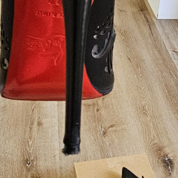 Christian Louboutin Impera 100 calf and pvc pumps 37 - Picture 5 of 12